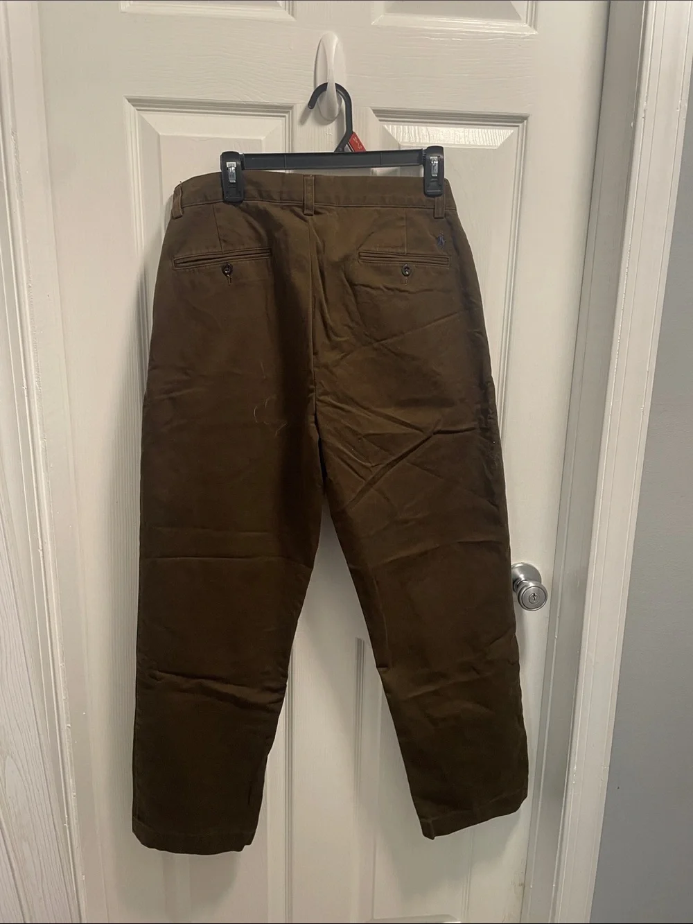 Polo by Ralph Lauren Brown Pleated Chino Pants